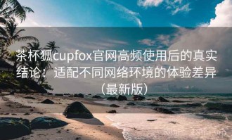 茶杯狐cupfox官网高频使用后的真实结论：适配不同网络环境的体验差异（最新版）