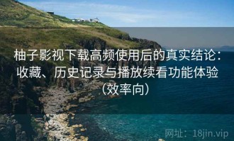 柚子影视下载高频使用后的真实结论：收藏、历史记录与播放续看功能体验（效率向）