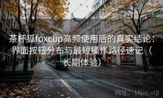 茶杯狐foxcup高频使用后的真实结论：界面按钮分布与最短操作路径速记（长期体验）