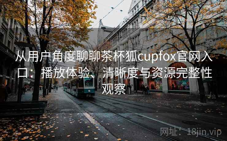 从用户角度聊聊茶杯狐cupfox官网入口：播放体验、清晰度与资源完整性观察