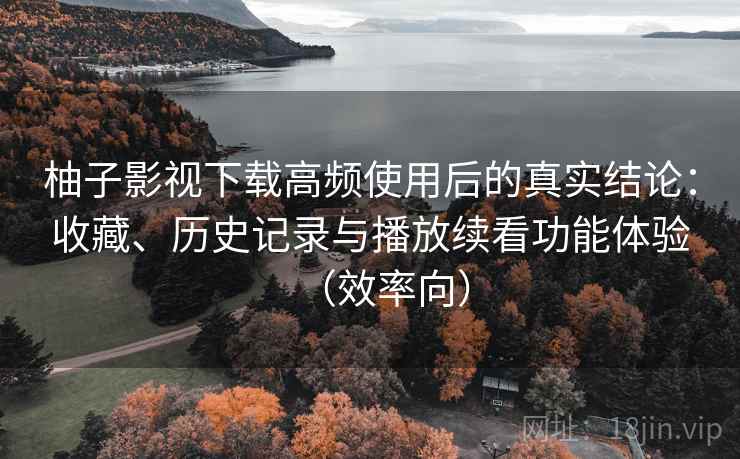 柚子影视下载高频使用后的真实结论:收藏、历史记录与播放续看功能体验(效率向) 柚子影视下载高频使用后的真实结论:收藏、历史记录与播放续看功能体验(效率向)